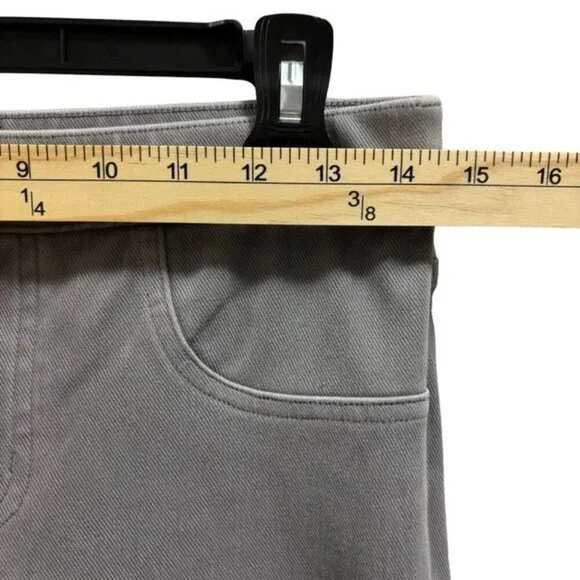 Spanx Womens Jean-ish Ankle Leggings Size Medium Earthy Taupe - Picture 6 of 8